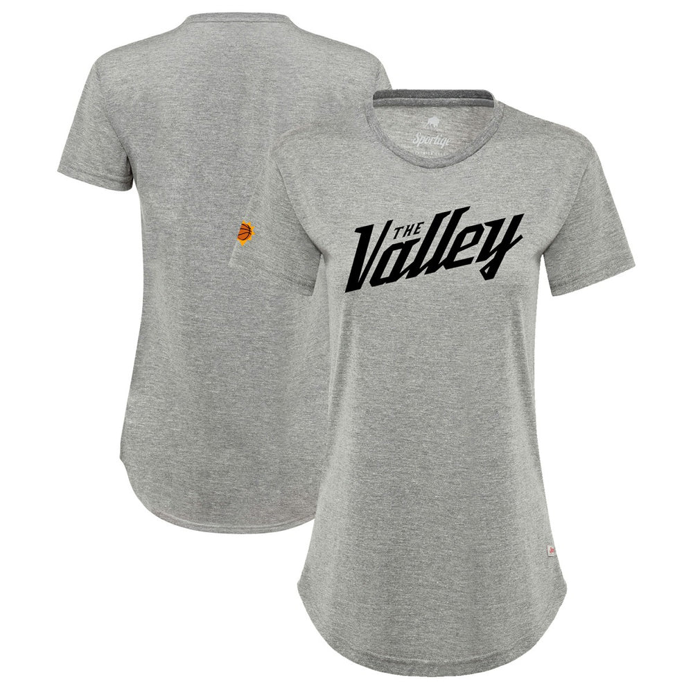 Phoenix Suns Sportiqe Women's 2021/22 City Edition Phoebe T-Shirt Gray
