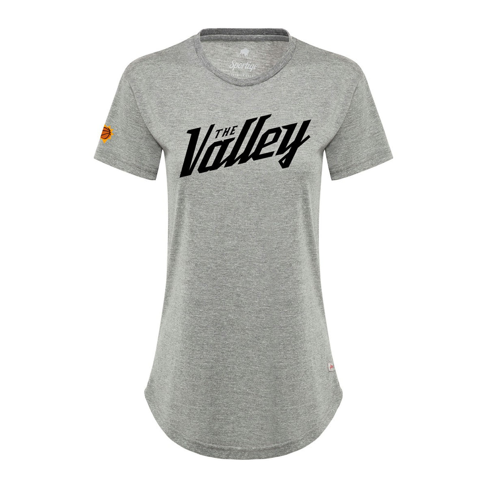 Phoenix Suns Sportiqe Women's 2021/22 City Edition Phoebe T-Shirt Gray
