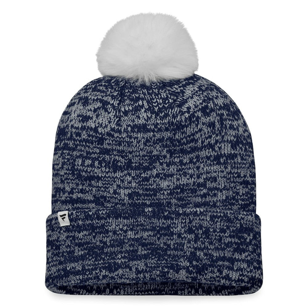 Boston Red Sox Fanatics Women's Iconic Cuffed Knit Hat with Pom - Navy/White Hats