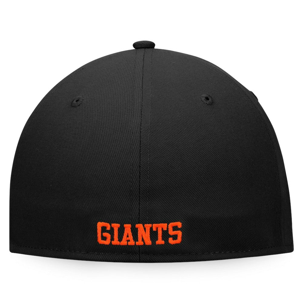 San Francisco Giants Fanatics Iconic Color Blocked Fitted Hat - White/Black Hats