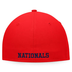 Washington Nationals Fanatics Iconic Color Blocked Fitted Hat - White/Red Hats
