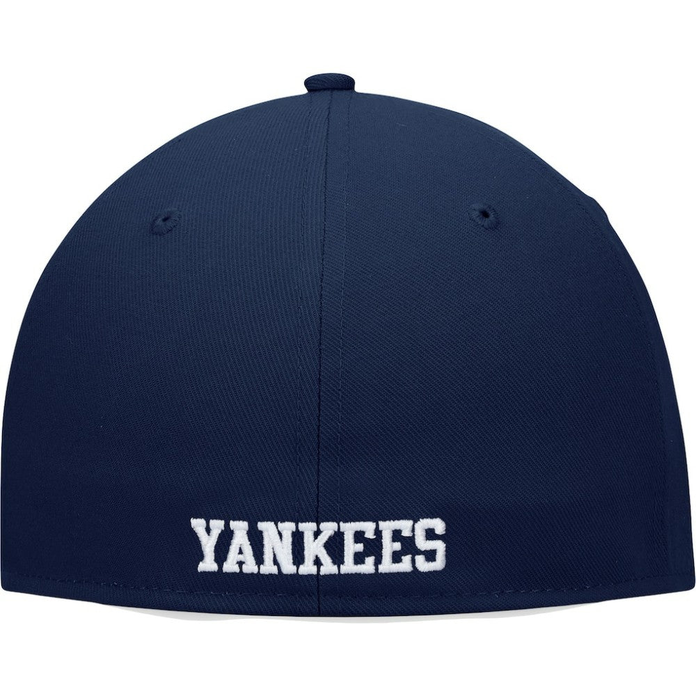 New York Yankees Fanatics Iconic Color Blocked Fitted Hat - White/Navy Hats