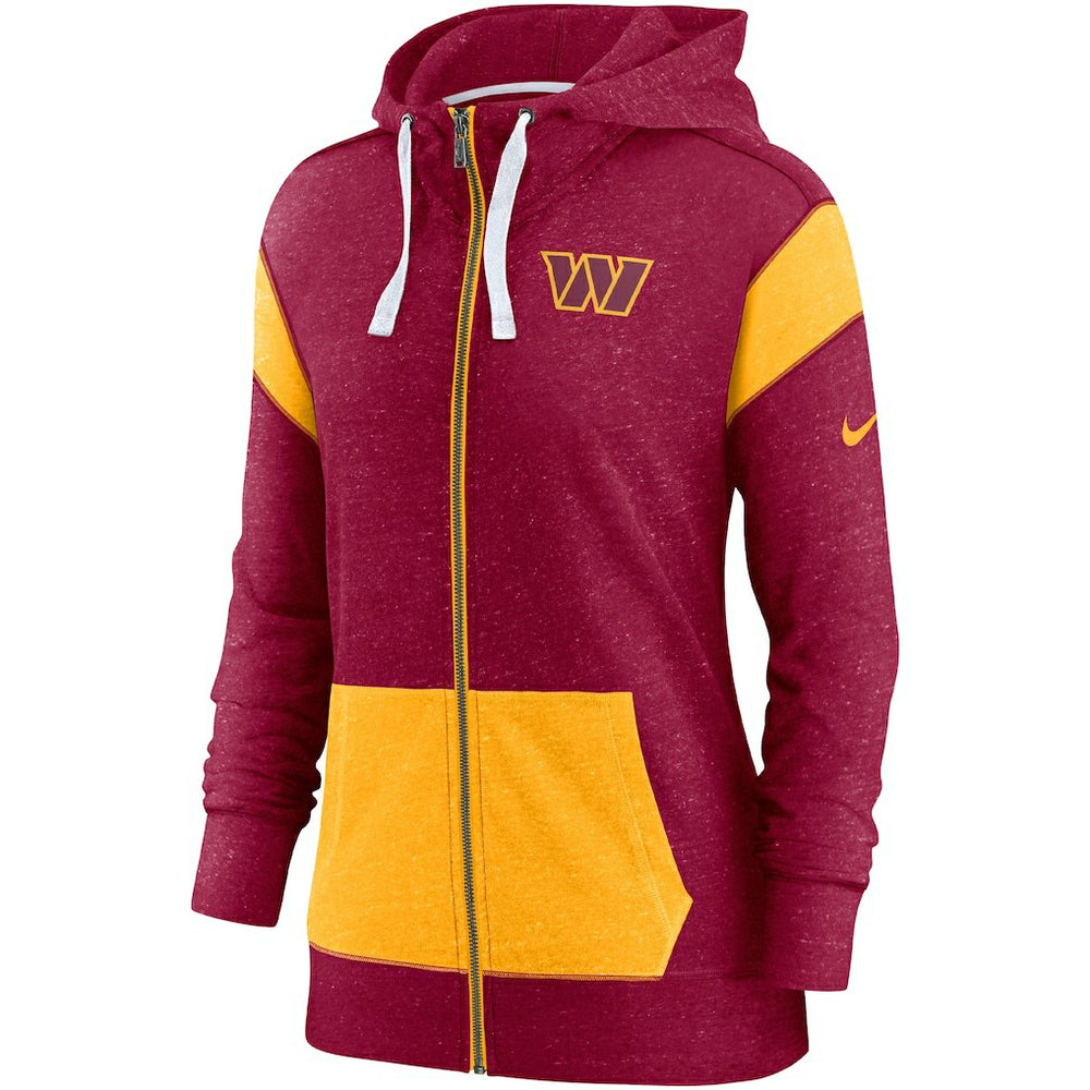 Washington Commanders Women's Monaco Lightweight Full-Zip Hoodie Burgundy/Gold