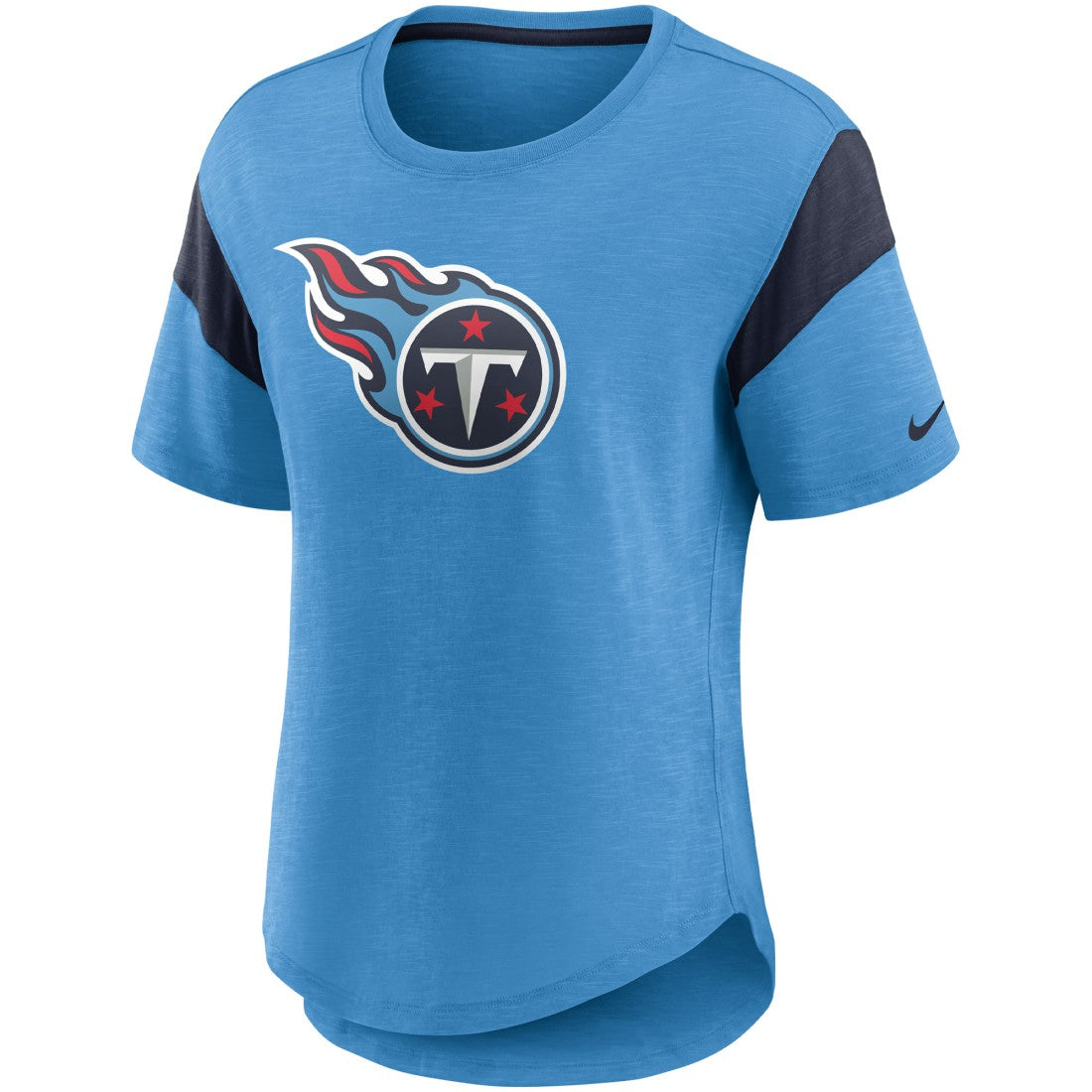 Tennessee Titans Women's Primary Logo Fashion Top Light Blue
