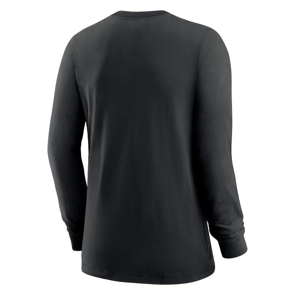 New Orleans Saints Women's Prime Split Long Sleeve T-Shirt Black