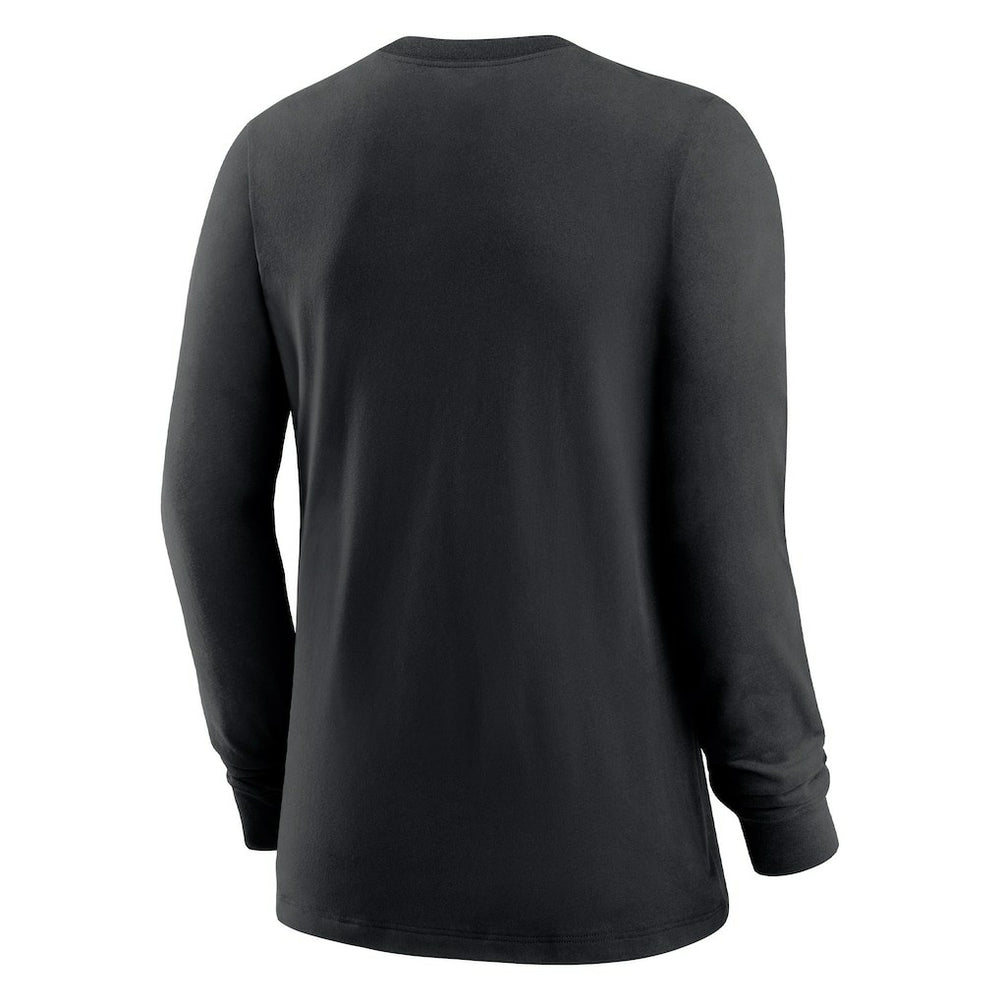New Orleans Saints Women's Prime Split Long Sleeve T-Shirt Black