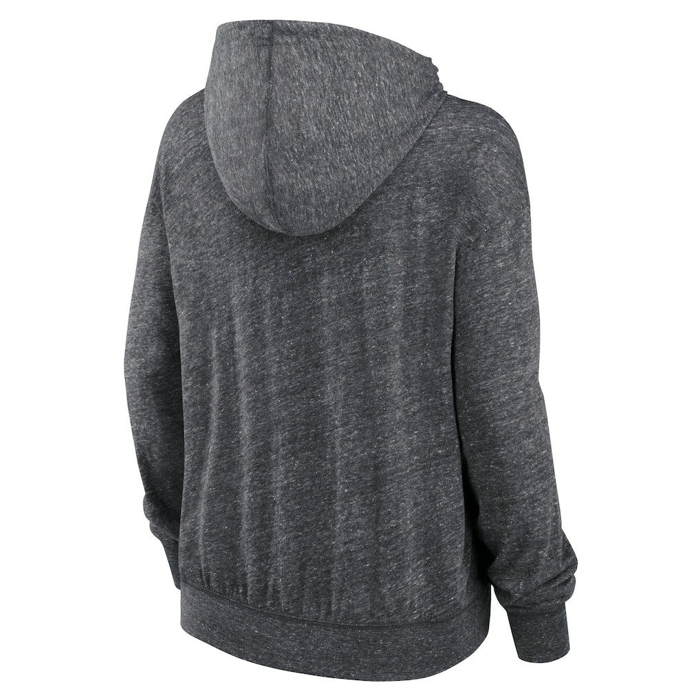 Los Angeles Rams Women's Team Spirit Gym Vintage Lightweight Hoodie Top Heather Charcoal