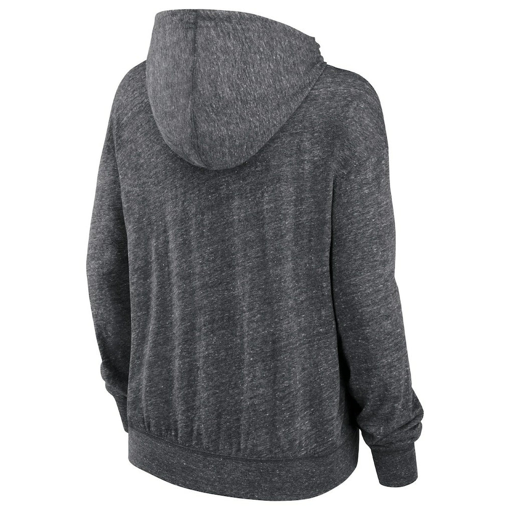 Washington Commanders Women's Team Spirit Gym Vintage Lightweight Hoodie Top Heather Charcoal