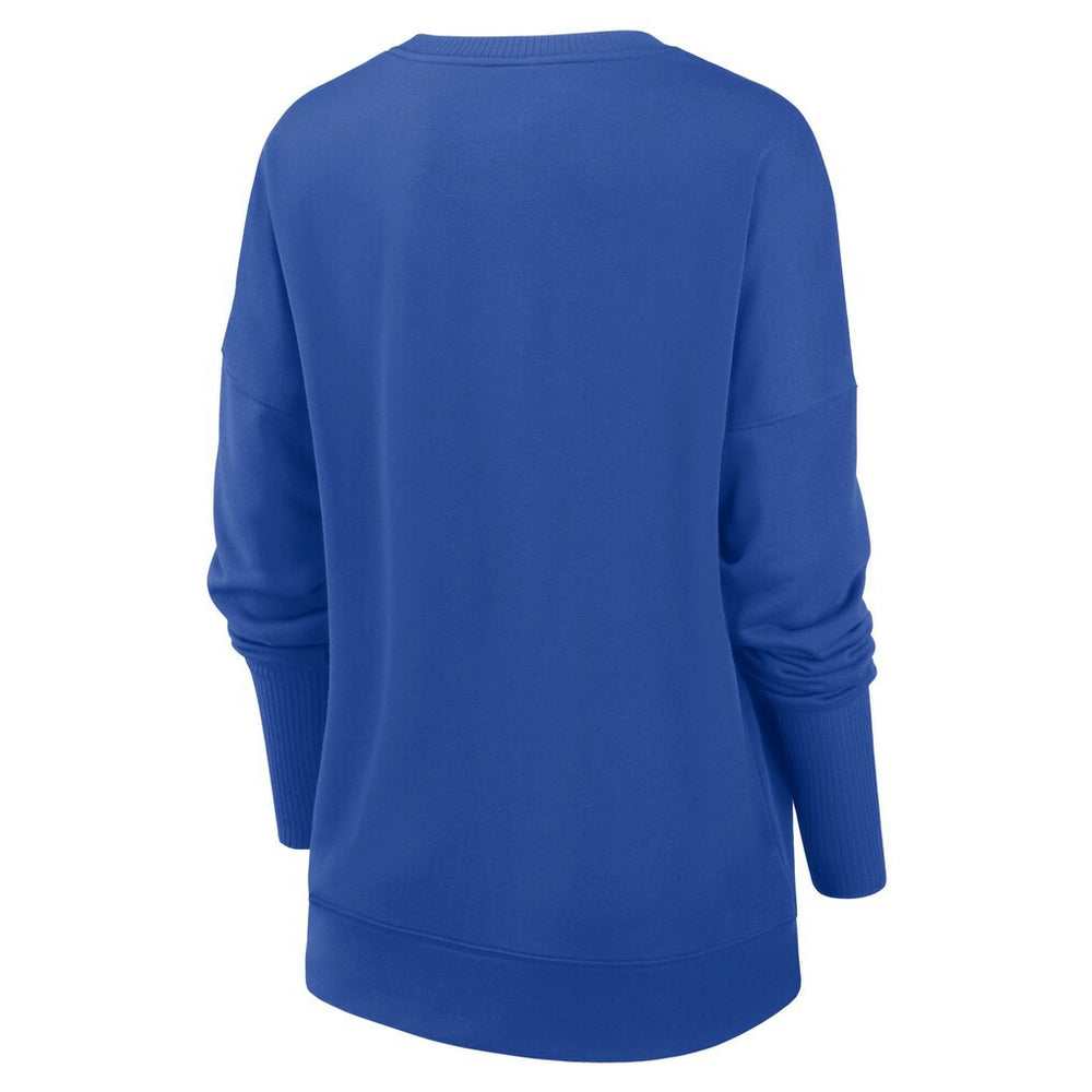 Los Angeles Rams Women's Rewind Playback Icon Performance Pullover Sweatshirt Royal
