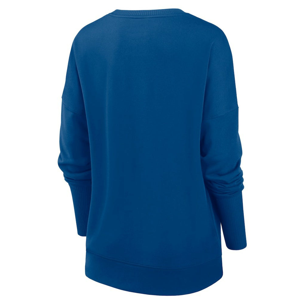 Indianapolis Colts Women's Rewind Playback Icon Performance Pullover Sweatshirt Royal