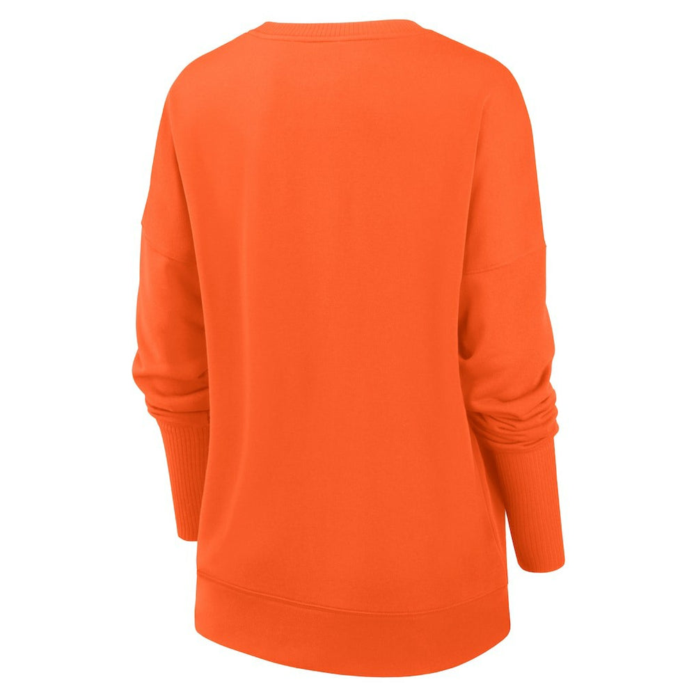 Chicago Bears Women's Rewind Playback Icon Performance Pullover Sweatshirt Orange