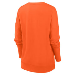 Chicago Bears Women's Rewind Playback Icon Performance Pullover Sweatshirt Orange