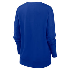 Denver Broncos Women's Rewind Playback Icon Performance Pullover Sweatshirt Royal