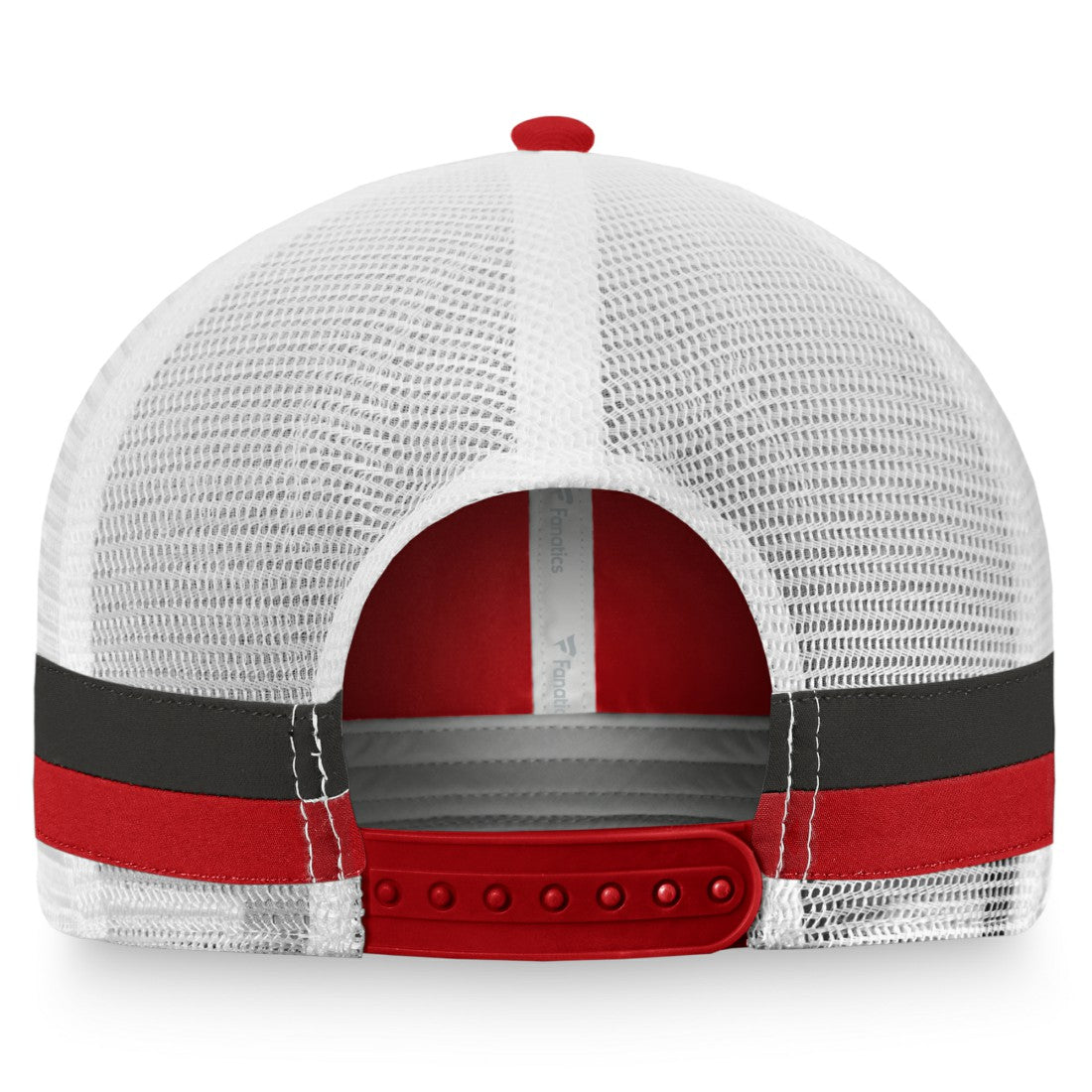 Tampa Bay Buccaneers Iconic Team Stripe Trucker Snapback Hat Red/White