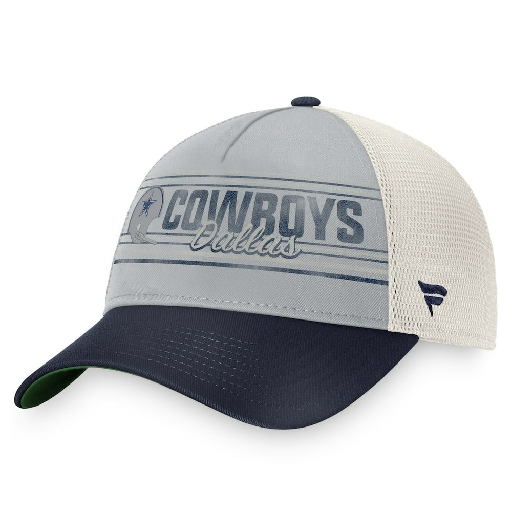 Dallas Cowboys True Classic Retro Trucker Snapback Hat Gray/Navy