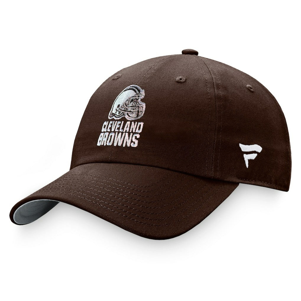 Cleveland Browns Women's Iconic Iridescent Adjustable Hat Brown