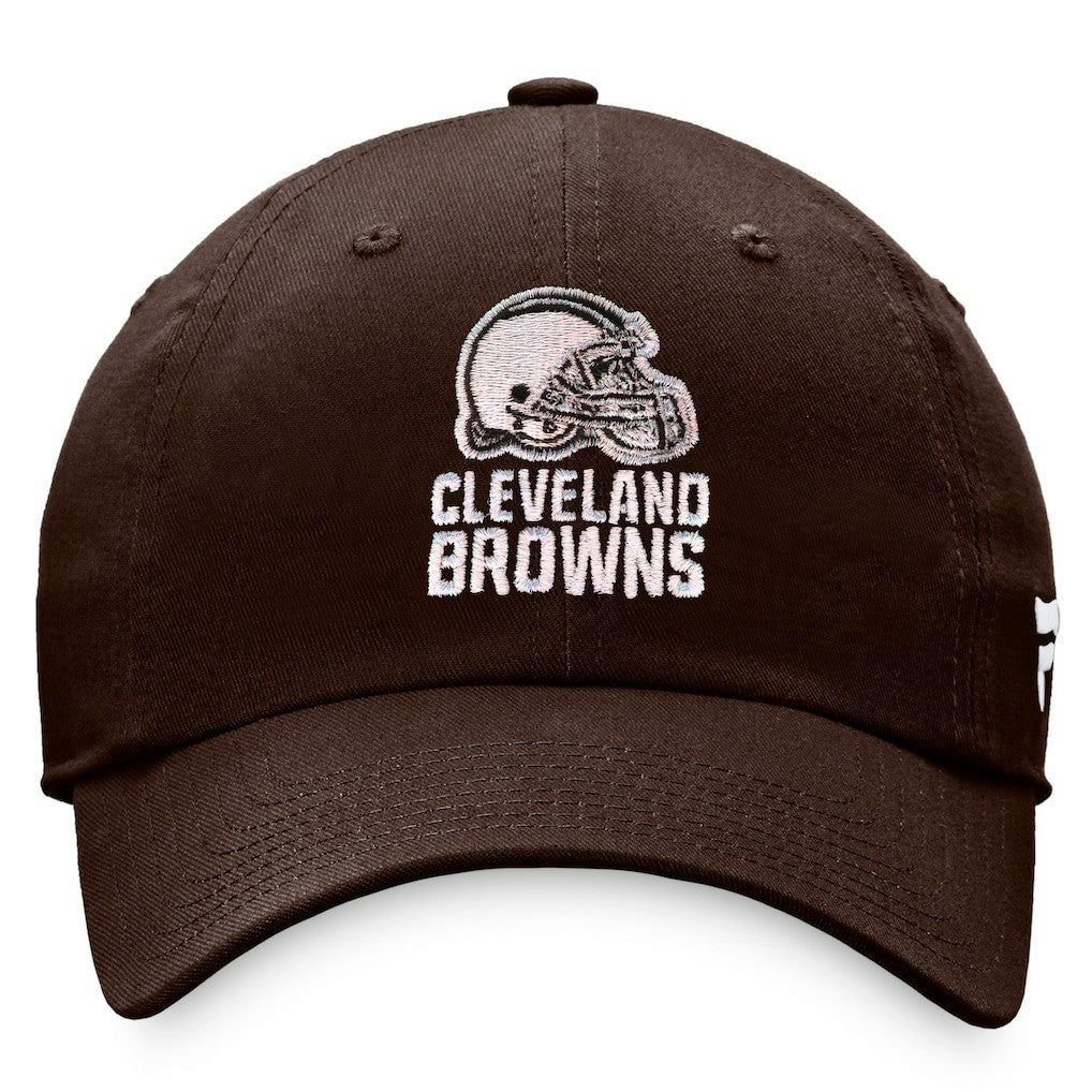 Cleveland Browns Women's Iconic Iridescent Adjustable Hat Brown