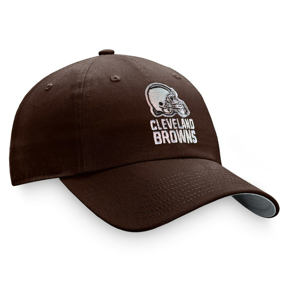 Cleveland Browns Women's Iconic Iridescent Adjustable Hat Brown