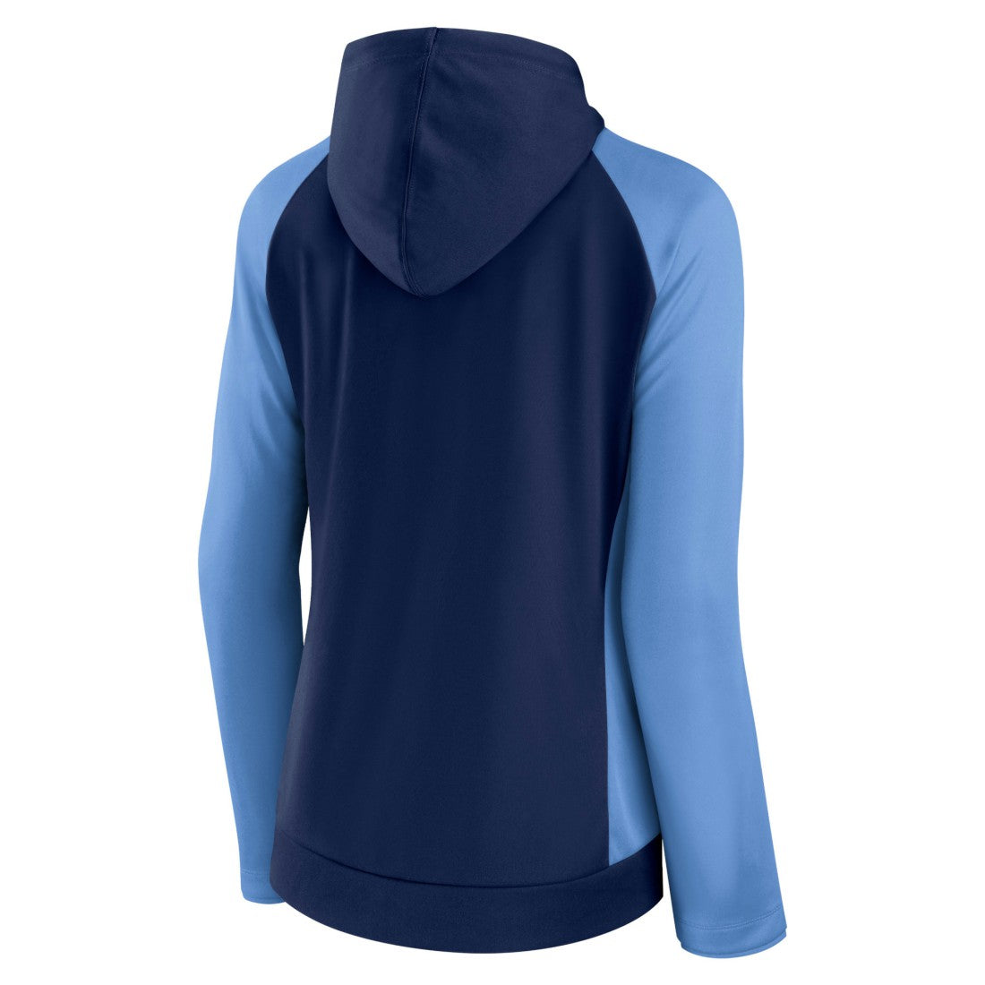 Tennessee Titans Women's End Around Lightweight Raglan Full-Zip Hoodie Jacket Navy/Light Blue