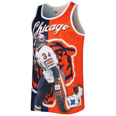 Walter Payton Chicago Bears Retired Player Graphic Tank Top Navy/Orange