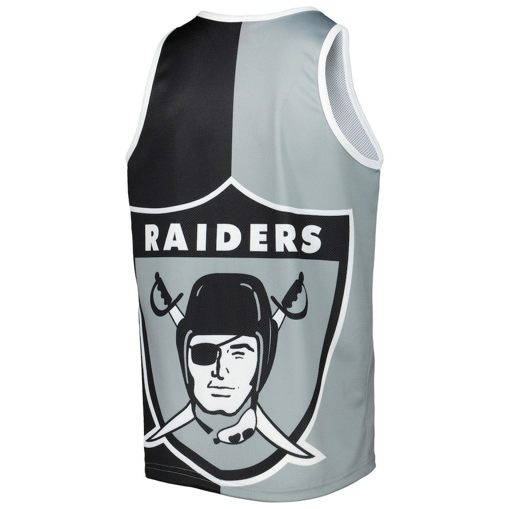 Bo Jackson Las Vegas Raiders Retired Player Graphic Tank Top Black/Silver