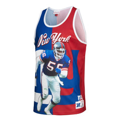 Lawrence Taylor New York Giants Retired Player Graphic Tank Top Royal/Red