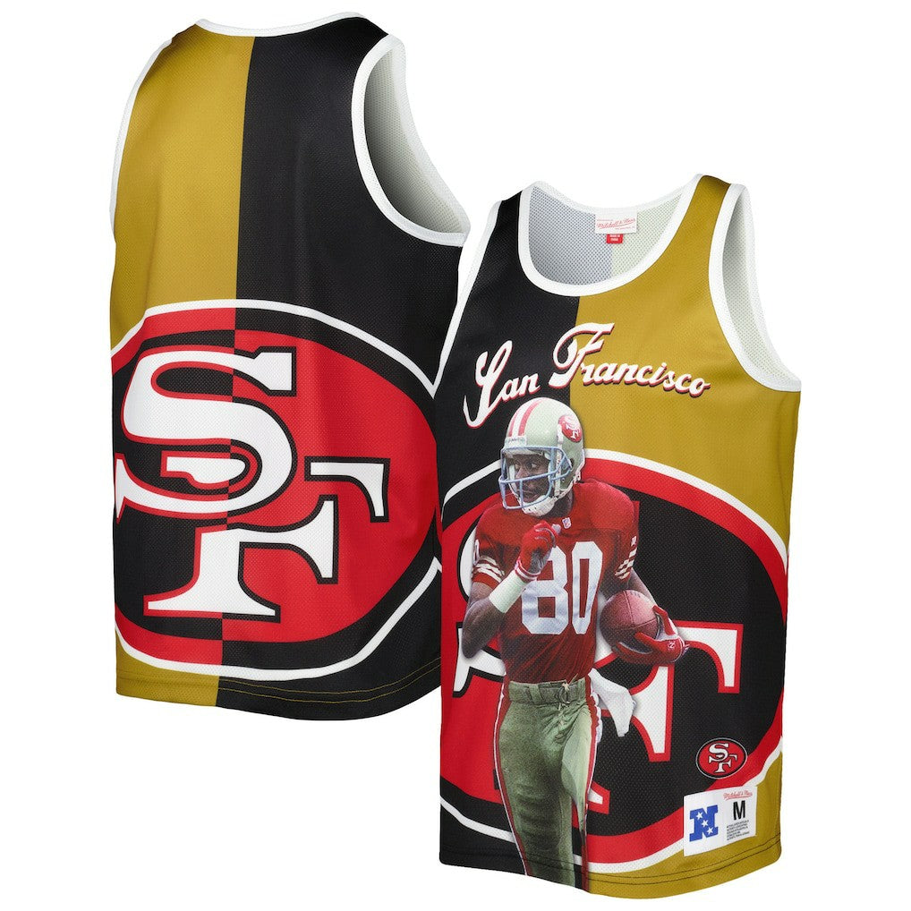 Jerry Rice San Francisco 49ers Retired Player Graphic Tank Top Black/Gold