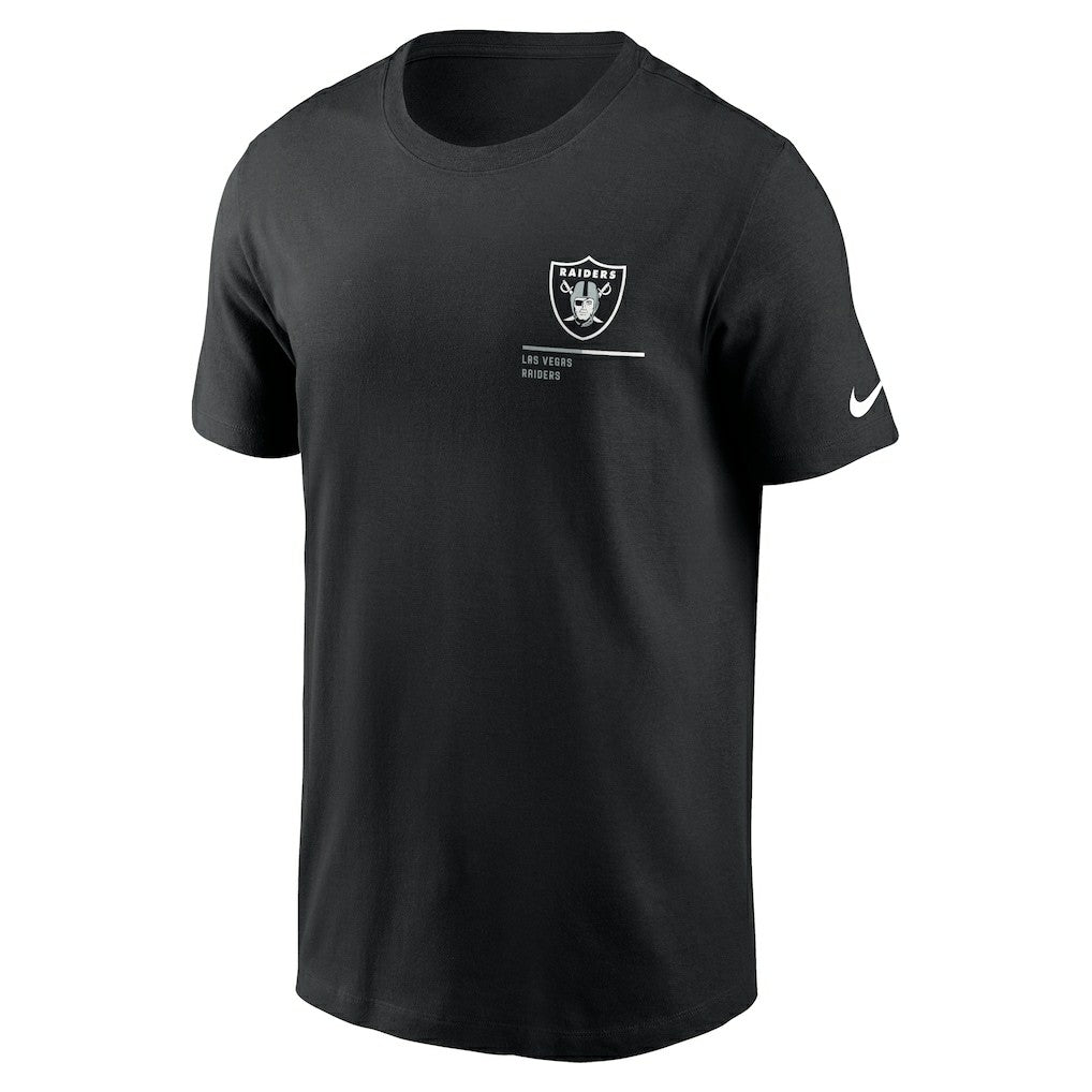 Las Vegas Raiders Team Incline T-Shirt Black
