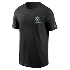 Las Vegas Raiders Team Incline T-Shirt Black