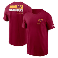 Washington Commanders Team Incline T-Shirt Burgundy