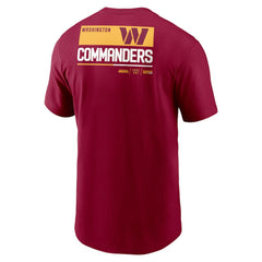 Washington Commanders Team Incline T-Shirt Burgundy