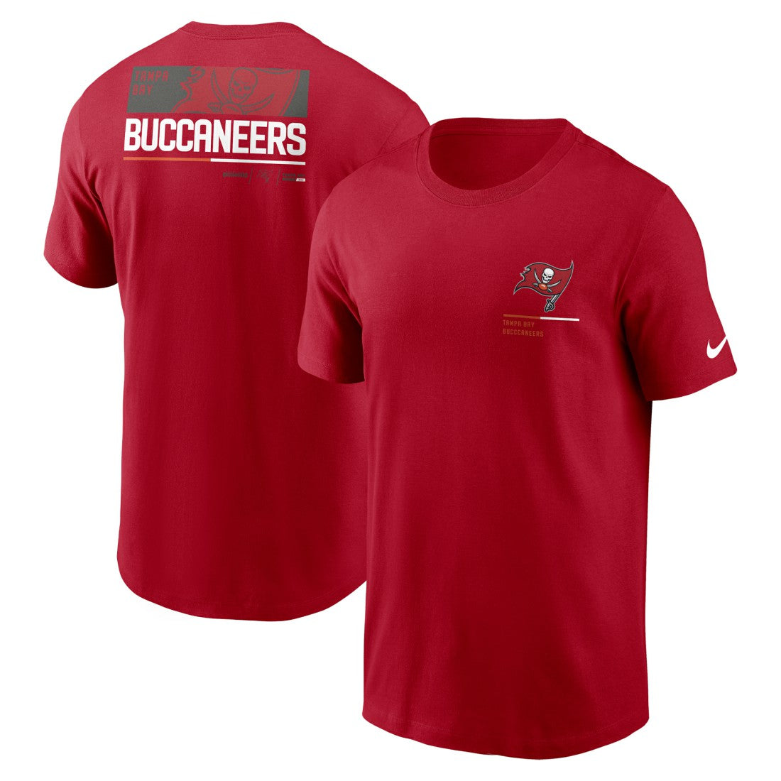 Tampa Bay Buccaneers Team Incline T-Shirt Red