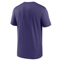 Baltimore Ravens Horizontal Lockup Legend T-Shirt Purple