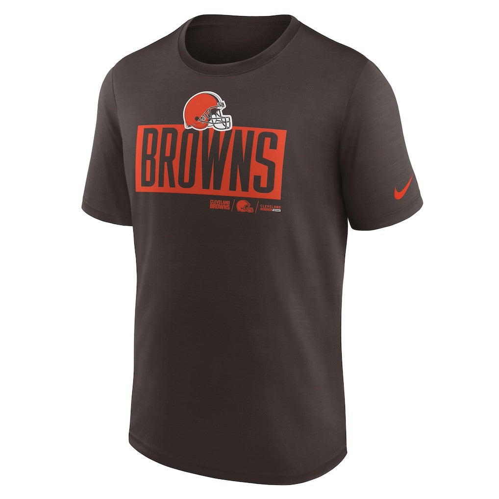Cleveland Browns Exceed Performance T-Shirt Brown