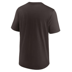 Cleveland Browns Exceed Performance T-Shirt Brown