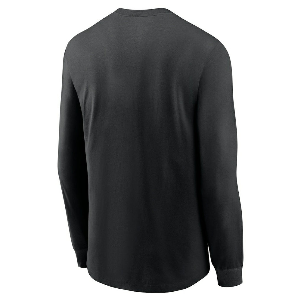 New Orleans Saints Team Slogan Long Sleeve T-Shirt Black