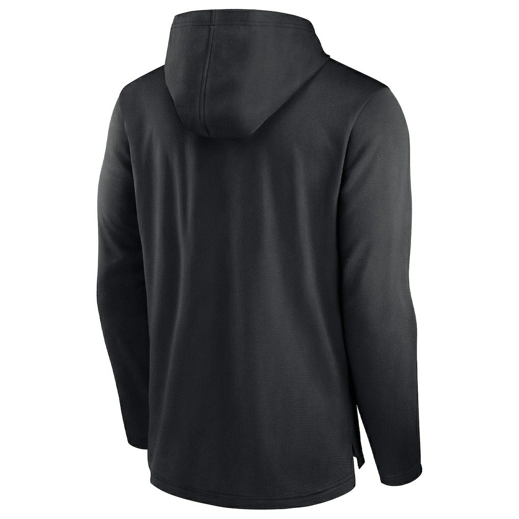 Las Vegas Raiders Lightweight Performance Hooded Long Sleeve T-Shirt Black