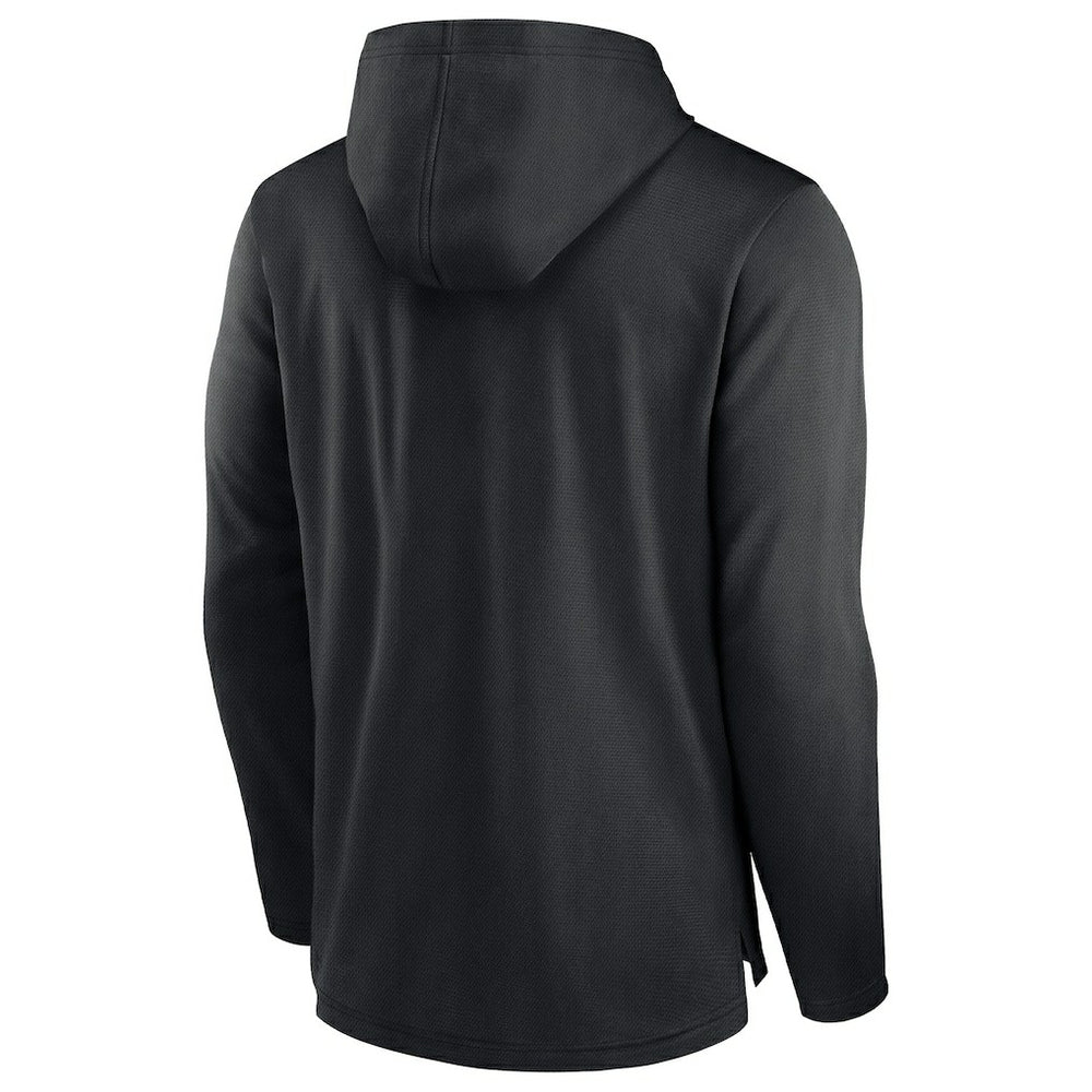 Las Vegas Raiders Lightweight Performance Hooded Long Sleeve T-Shirt Black