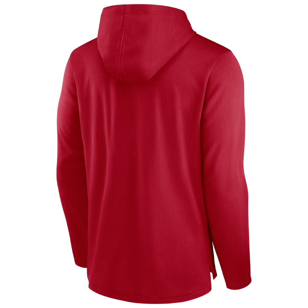 Tampa Bay Buccaneers Lightweight Performance Hooded Long Sleeve T-Shirt Red