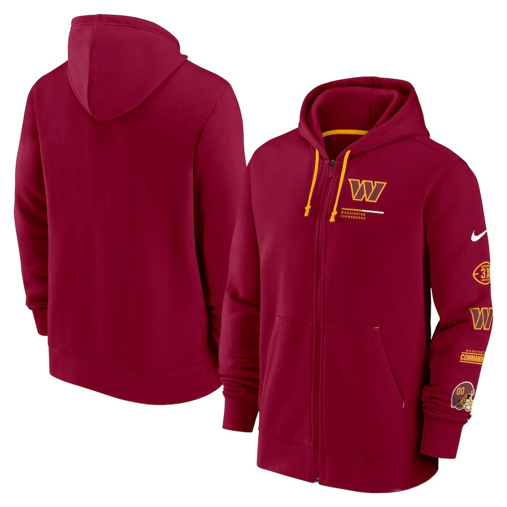 Washington Commanders Surrey Full-Zip Hoodie Burgundy