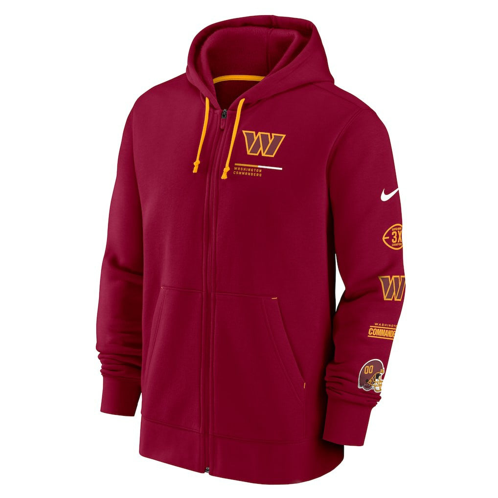 Washington Commanders Surrey Full-Zip Hoodie Burgundy