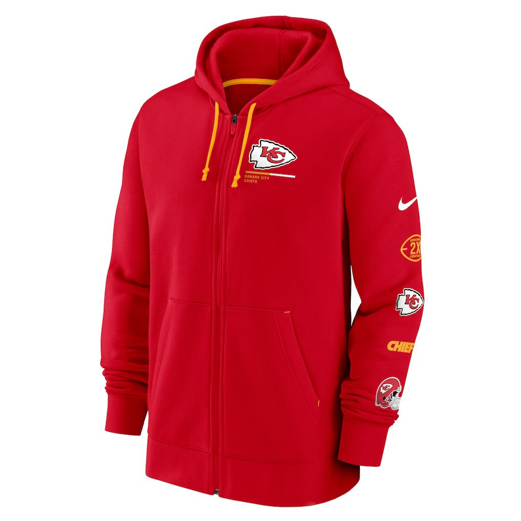 Kansas City Chiefs Surrey Full-Zip Hoodie Red
