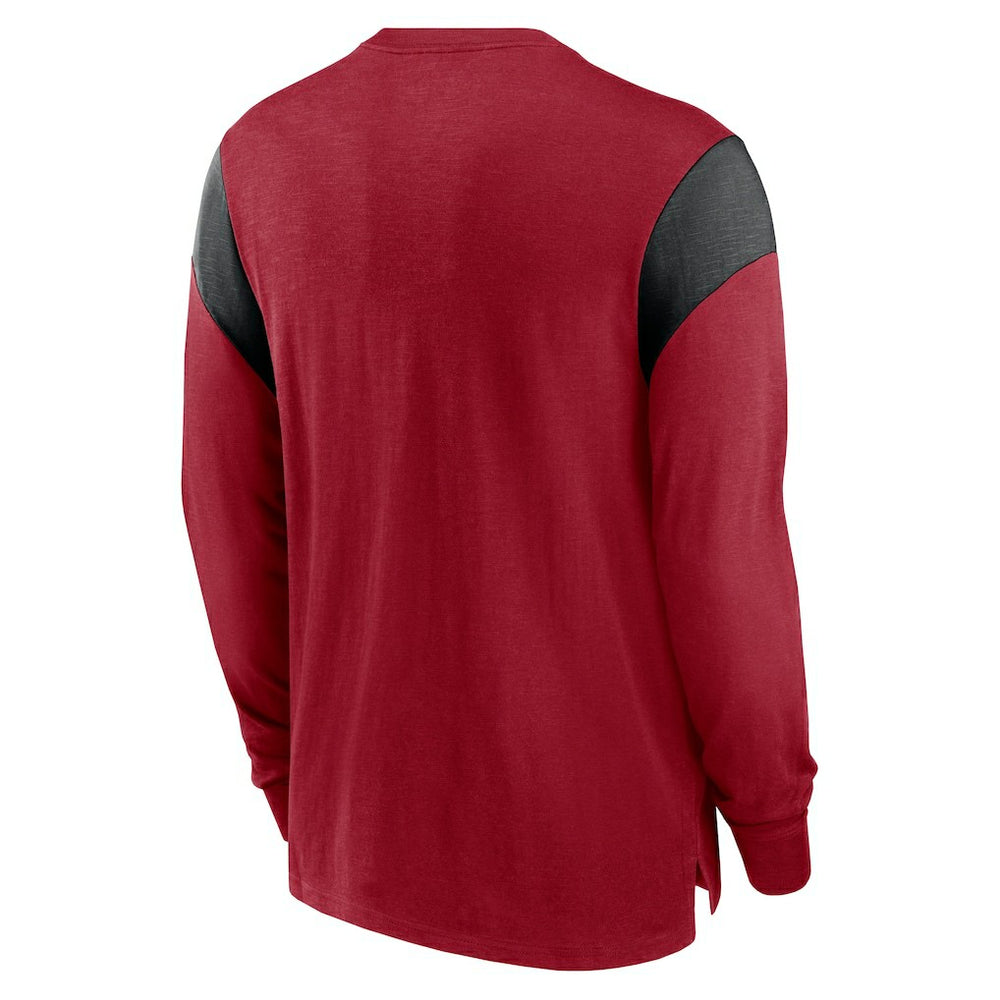Arizona Cardinals Rewind Playback Helmet Long Sleeve T-Shirt Cardinal