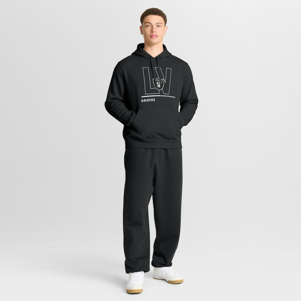 Las Vegas Raiders City Code Club Fleece Pullover Hoodie Black