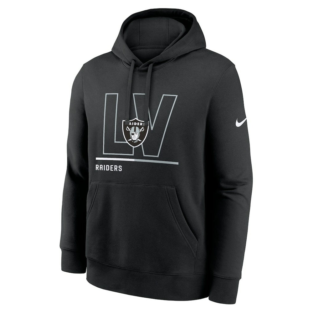 Las Vegas Raiders City Code Club Fleece Pullover Hoodie Black