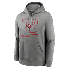 Tampa Bay Buccaneers City Code Club Fleece Pullover Hoodie Heathered Gray