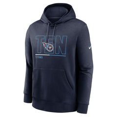 Tennessee Titans City Code Club Fleece Pullover Hoodie Navy