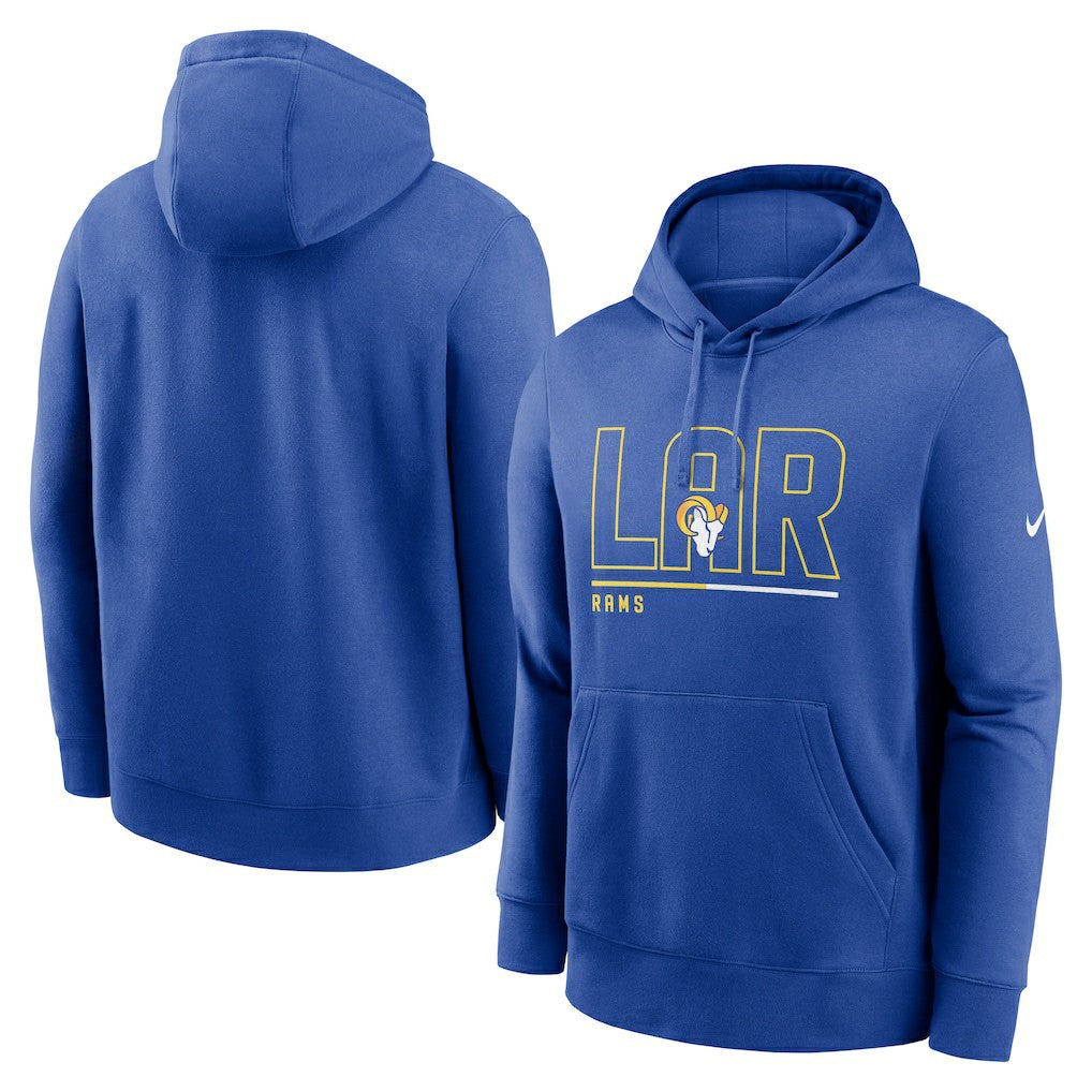 Los Angeles Rams City Code Club Fleece Pullover Hoodie Royal