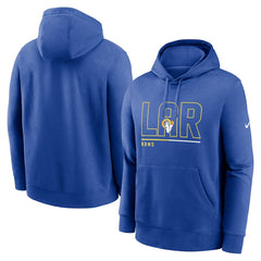 Los Angeles Rams City Code Club Fleece Pullover Hoodie Royal