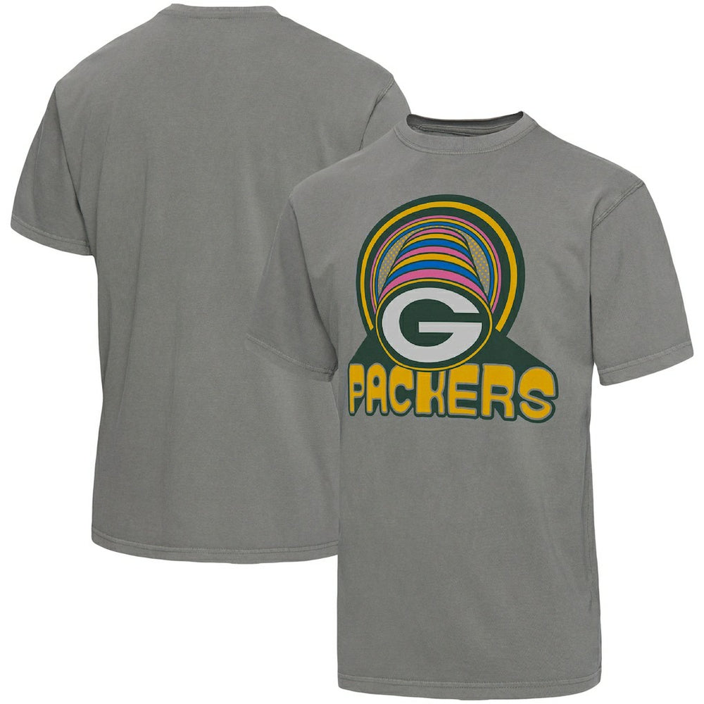 Green Bay Packers Junk Food Wonderland Infinity Vibe T-Shirt Graphite